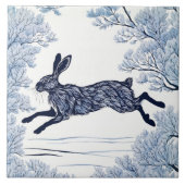 Snowy Serenity Uitgebreide versie. Tegeltje (Voorkant)