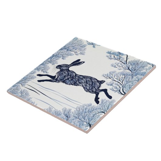 Snowy Serenity Uitgebreide versie. Tegeltje (Zijkant)