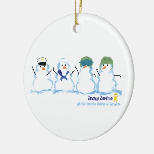 Snowy Service Ornament (Links)