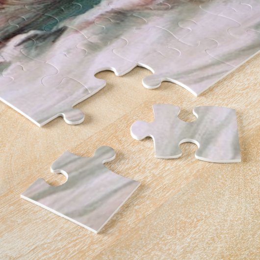  Snowy Small Town Large Puzzle Legpuzzel (Zijkant)