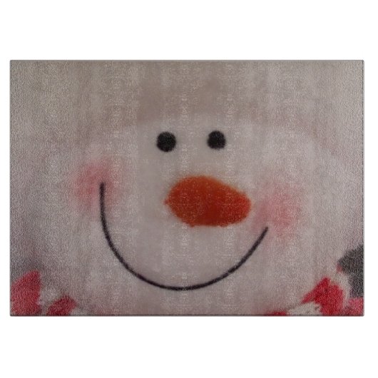 Snowy Snowman Snijplank (Voorkant)