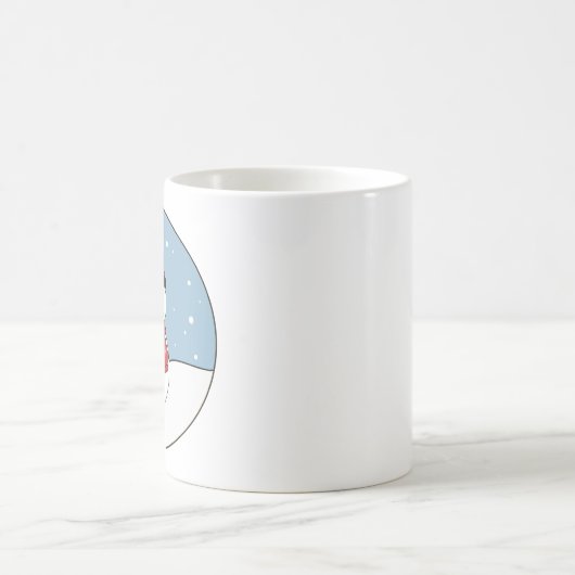 Snowy Snowman Winterdag Koffiemok (Center)