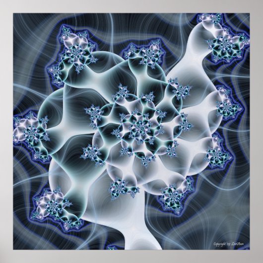 Snowy Spiral Poster (Voorkant)