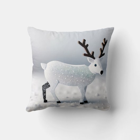 Snowy Splendor Cushion Kussen (Achterkant)