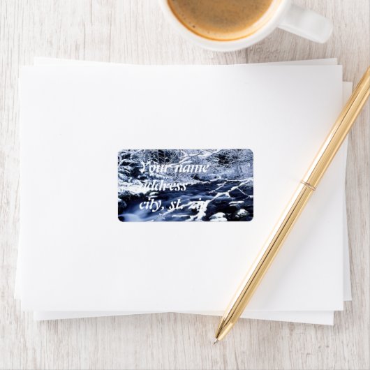 Snowy Stream - Etiket (Insitu)