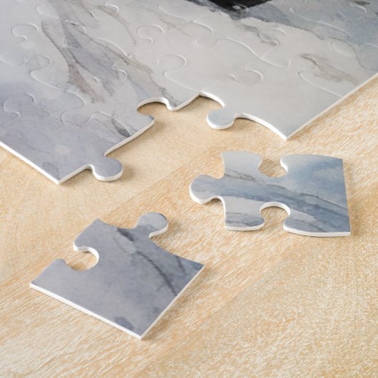  Snowy Street Scene 1930's Kerstmis Legpuzzel (Zijkant)