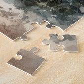 Snowy Street Scene 1930's Kerstmis Legpuzzel (Zijkant)