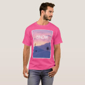 Snowy Sunset Active T-shirt (Voorkant volledig)