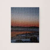 Snowy Sunset at Lake Arrowiad Legpuzzel (Verticaal)