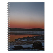 Snowy Sunset at Lake Arrowiad Notitieboek (Voorkant)