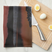 Snowy Sunset at Lake Arrowiad Theedoek (Quarter Fold)