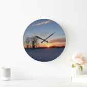 Snowy Sunset Grote Klok (Huis)