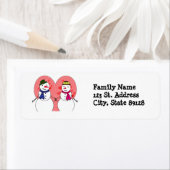 Snowy Sweethearts Etiket (Insitu)