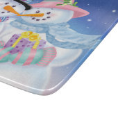 Snowy Sweethearts Glass Cutting Board Snijplank (Hoek)