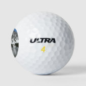 Snowy Tenaya Lake Yosemite National Park Foto Golfballen (Logo)