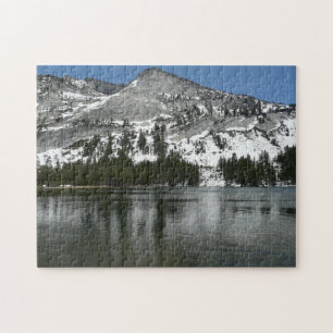 Snowy Tenaya Lake Yosemite National Park Foto Legpuzzel