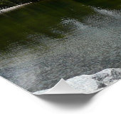 Snowy Tenaya Lake Yosemite National Park Foto Poster (Hoek)