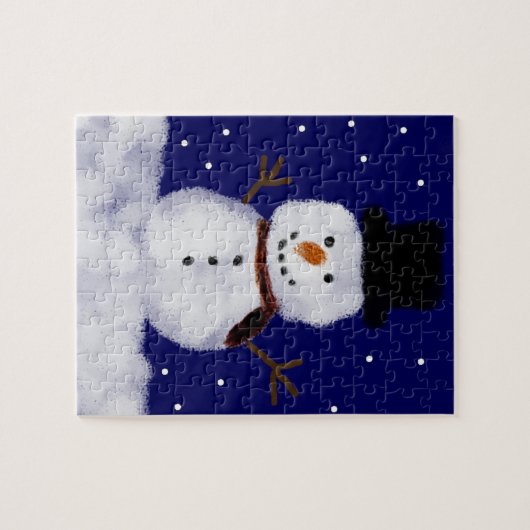 Snowy The Snowman Legpuzzel (Horizontaal)