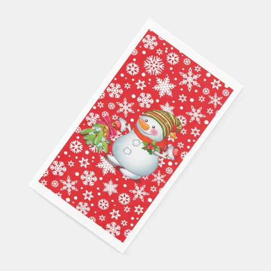 Snowy The Snowman Servet (Hoek)