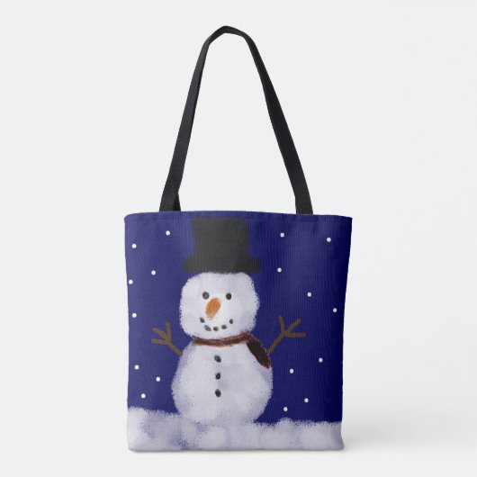 Snowy The Snowman Tote Bag (Achterkant)