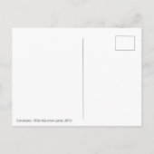 Snowy Tibetan Spaniel CC0136 Briefkaart (Achterkant)