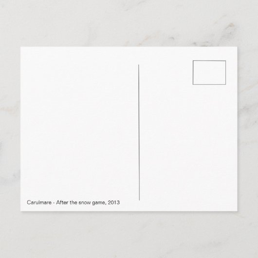 Snowy Tibetan Spaniel CC0136 Briefkaart (Achterkant)