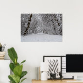 Snowy Trail Poster (Thuiskantoor)