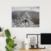 Snowy Tree Poster (Thuiskantoor)