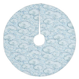 Snowy Tree Skirt Fleece Kerstboom Rok