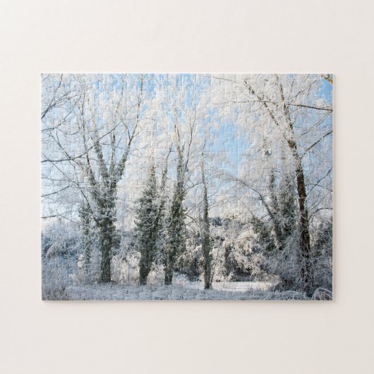 Snowy Trees, 252 stuks Jigsaw Puzzel (Horizontaal)