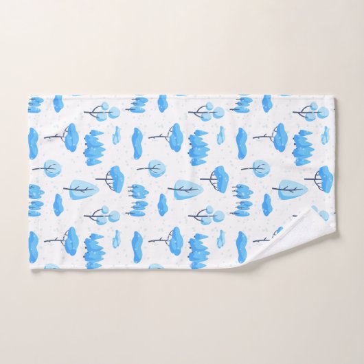 Snowy Trees Bad Handdoek (Handdoek)