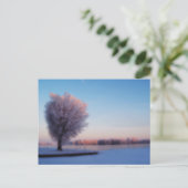 Snowy Trees-Briefkaart Briefkaart (Staand voorkant)