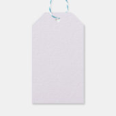 Snowy Trees Cadeaulabel (Achterkant)