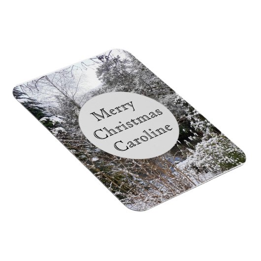 Snowy Trees Flexible Magneet (Rechterzijde)