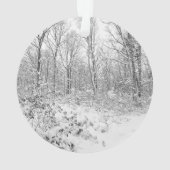 Snowy Trees in de Poconos Ornament (achterkant)