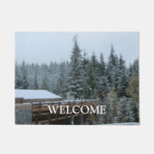 Snowy Trees in Whistler Deurmat (Voorkant)