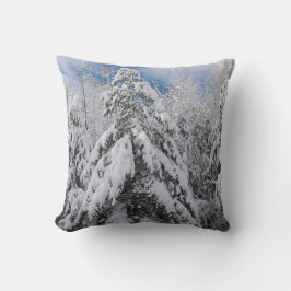 Snowy Trees Kussen