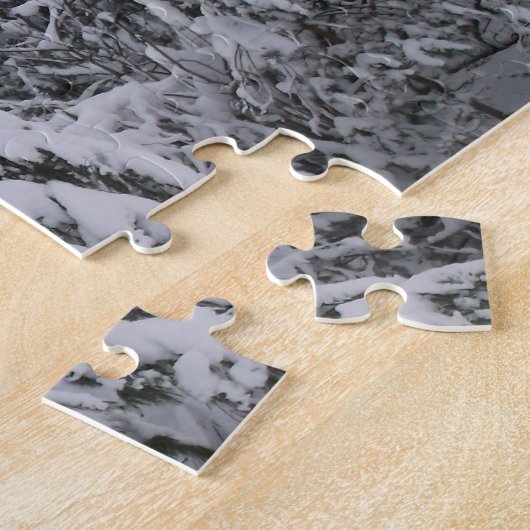 Snowy Trees Legpuzzel (Zijkant)