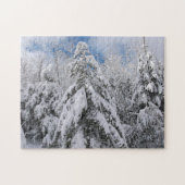 Snowy Trees Legpuzzel (Horizontaal)