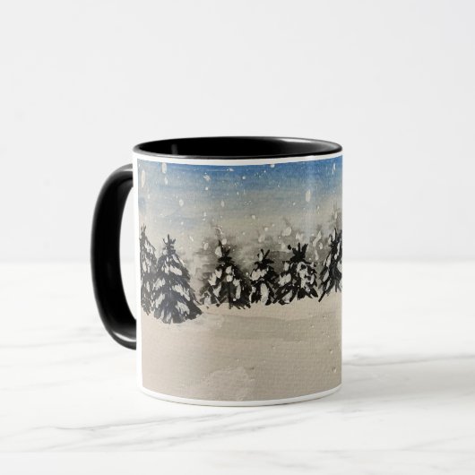 Snowy Trees-Mok Mok (Voorkant links)