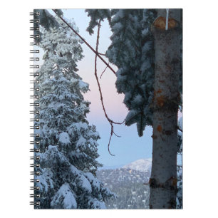 Snowy Trees Notitieboek