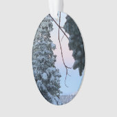 Snowy Trees Ornament (voorkant)
