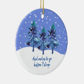 Snowy Trees Ornament Robert Frost (Rechts)