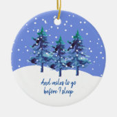 Snowy Trees Ornament Robert Frost (Voorkant)