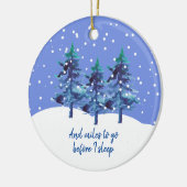 Snowy Trees Ornament Robert Frost (Links)