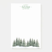 Snowy Trees Post-it-Notes Post-it® Notes (Voorkant)