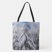 Snowy Trees Tote Bag (Voorkant)