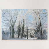 Snowy Trees Winter, 1014 stukken Jigzaag Puzzle Legpuzzel (Horizontaal)