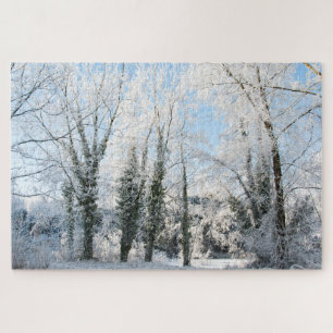 Snowy Trees Winter, 1014 stukken Jigzaag Puzzle Legpuzzel