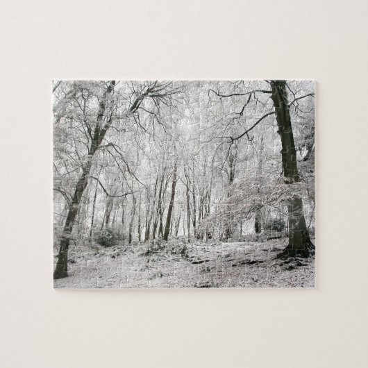 Snowy Trees - Winter Woodland Snowscene - Legpuzzel (Horizontaal)